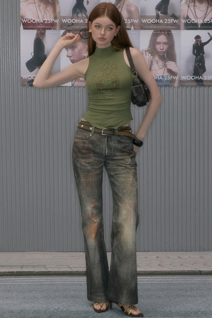 Autumn Sweet Retro Jeans