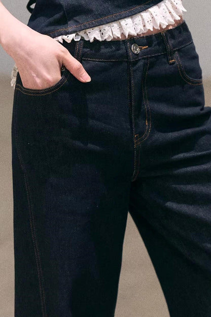 Sun-Kissed Floral Denim Set-Up