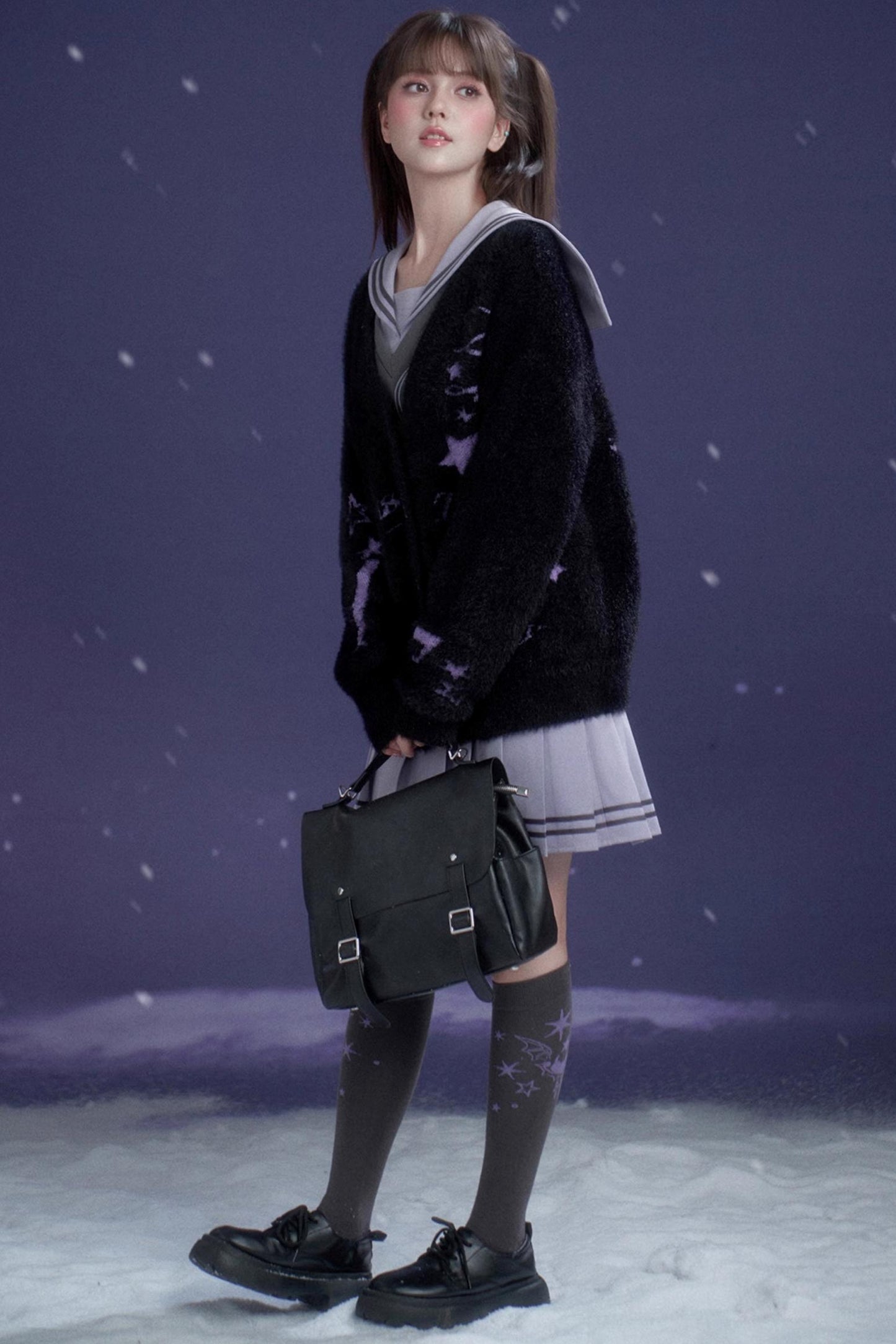 Cool Gray Graffiti Jk Socks