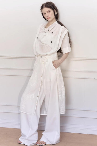 Yuan Beaded Summer Top