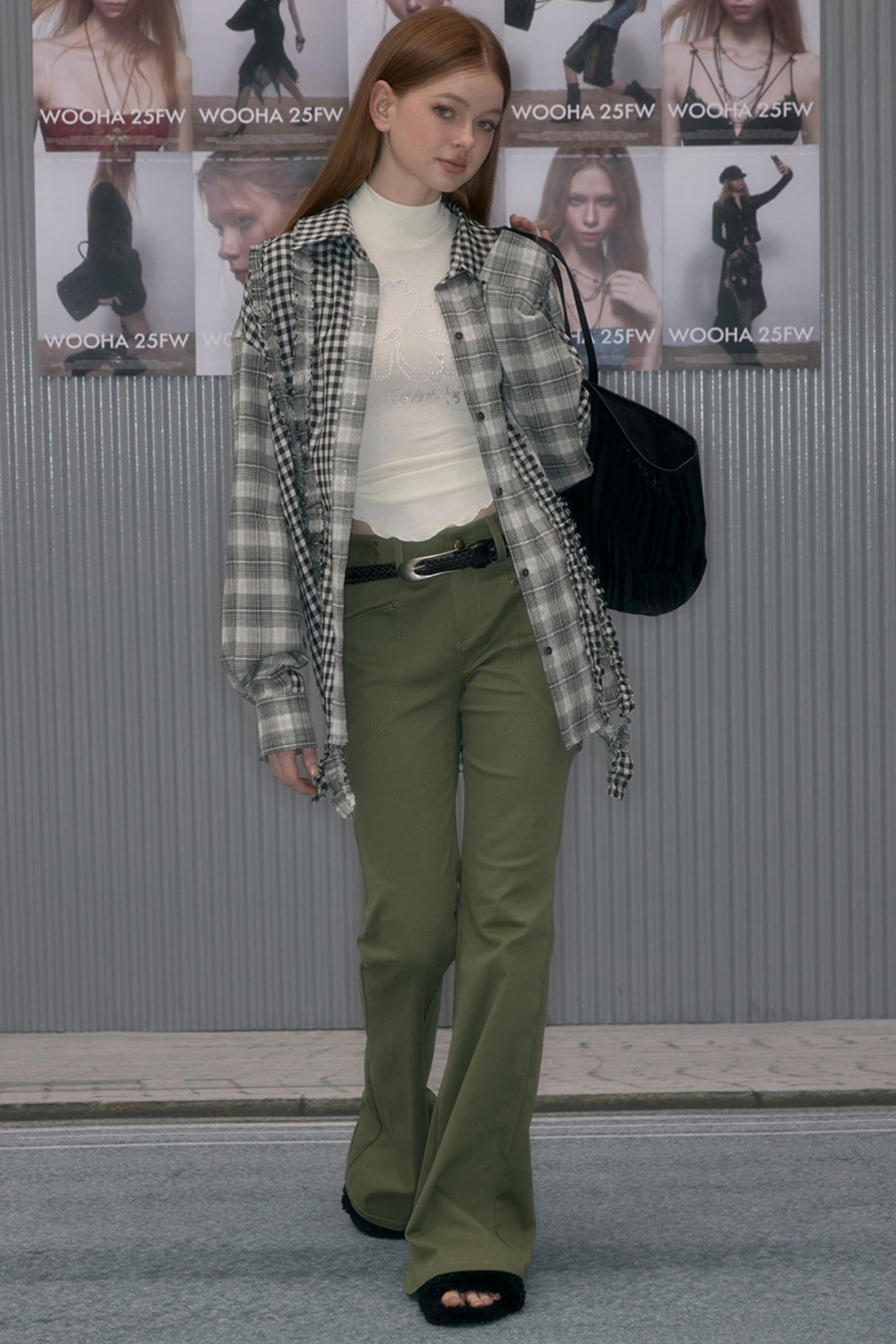 Sweet Green Cargo Boots Pants