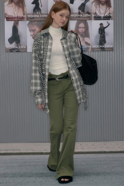 Sweet Green Cargo Boots Pants