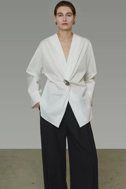 Asymmetric Twist Shirt