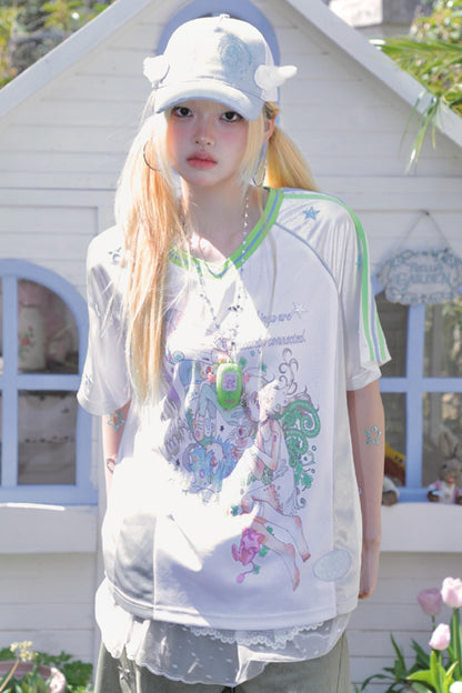 Dreamcore Frog Jersey T-Shirt