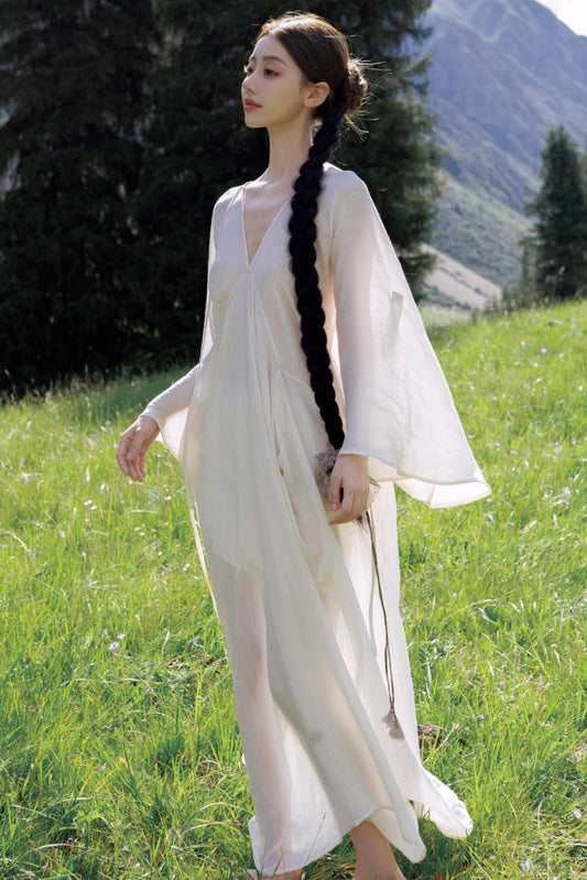 Cool Fairy Bat Sleeve Dress