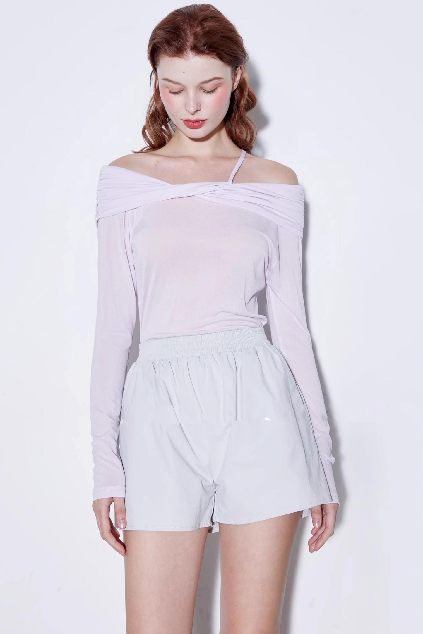 Soft Tulle Knit Top