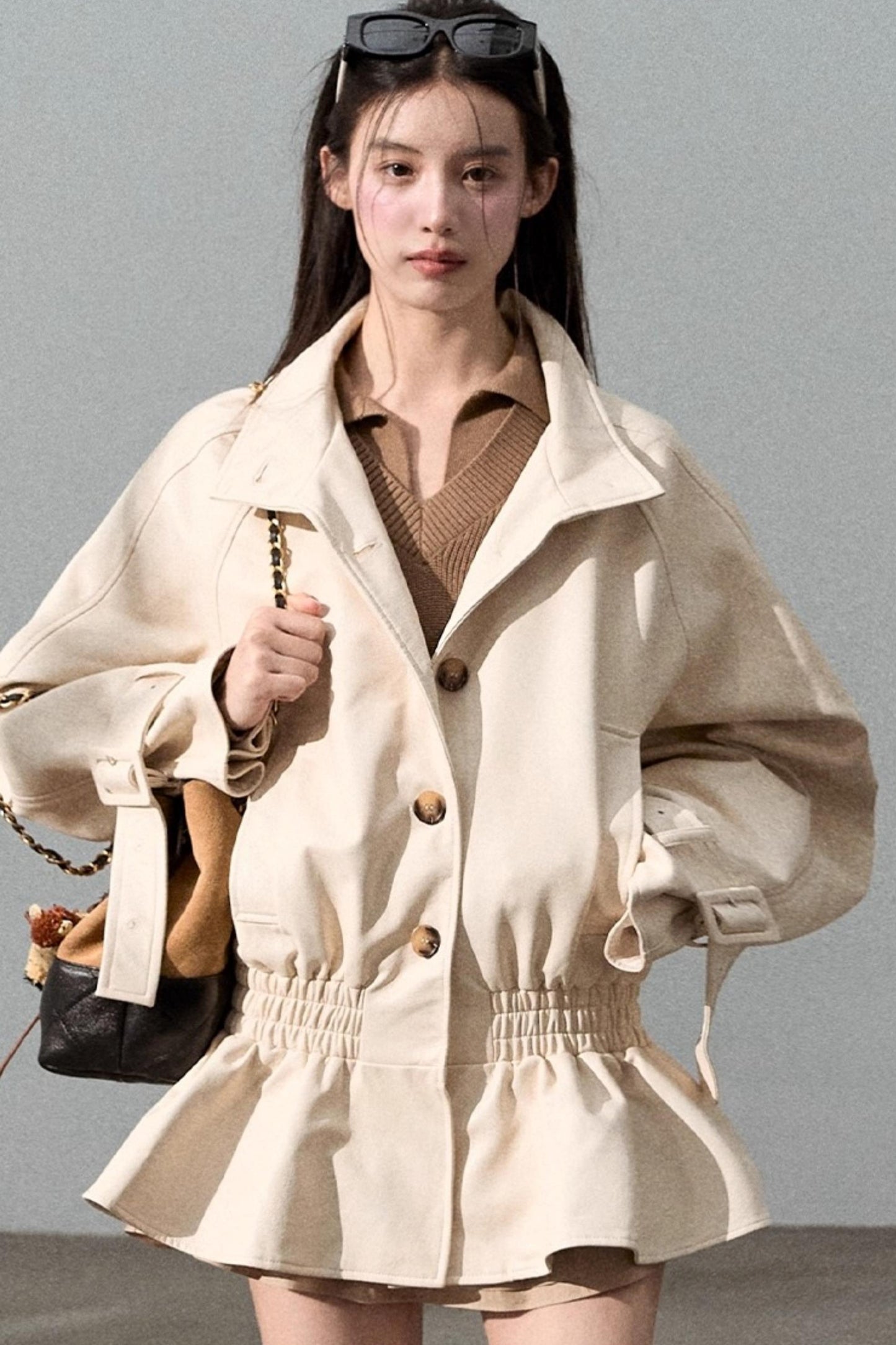 Wool V-Neck Temptation Dress