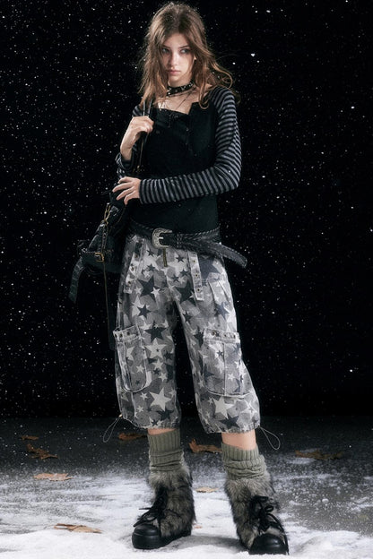 Star Vintage Camouflage Cargo Pants