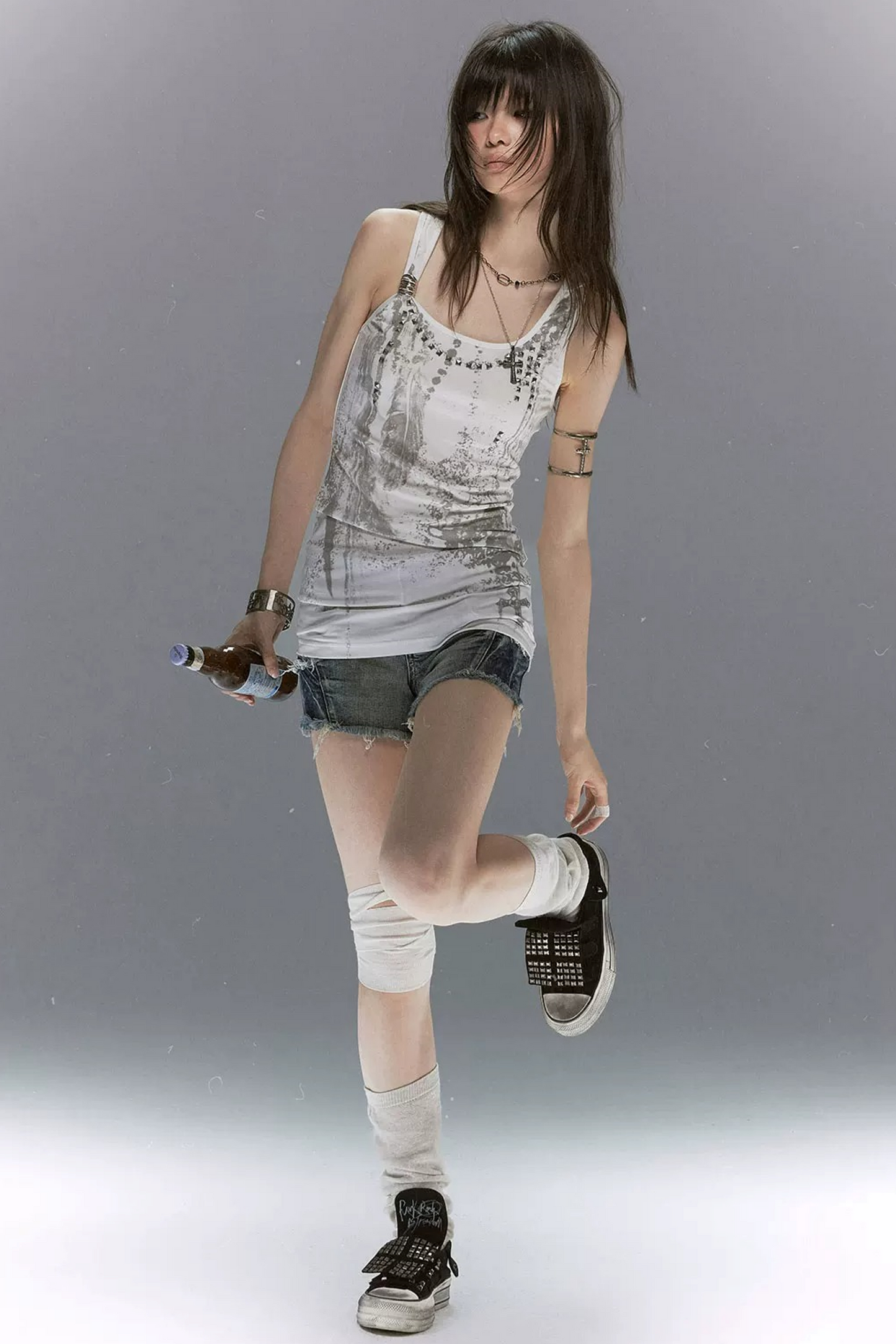 Tribal Feather Print Tencel Camisole