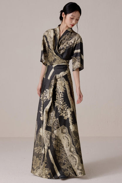 Ethnic Elegance Maxi Dress