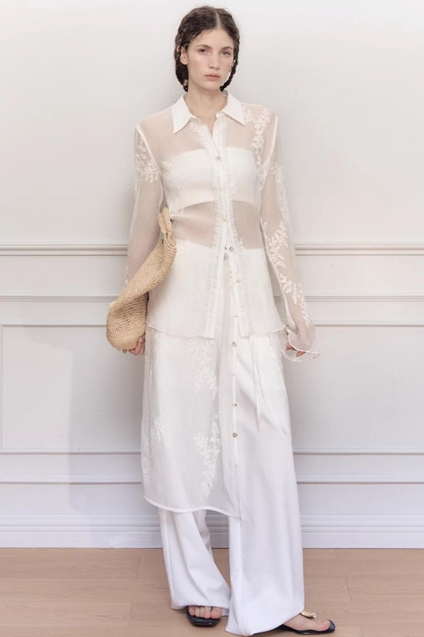 French Layered Sunscreen Top