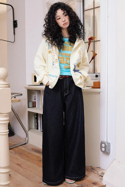 Original Vintage Wide Denim Pants