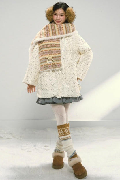 Fair Isle Plush Shawl