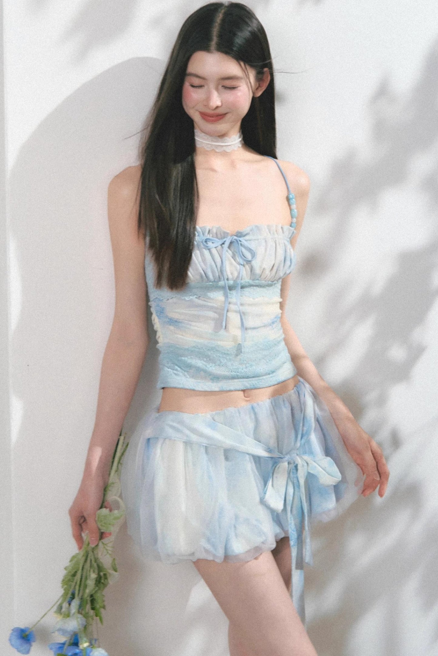 Sea Salt Jasmine Bustier Skirt