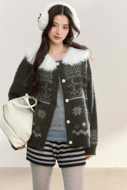 Detachable Knitted Sweater Jacket