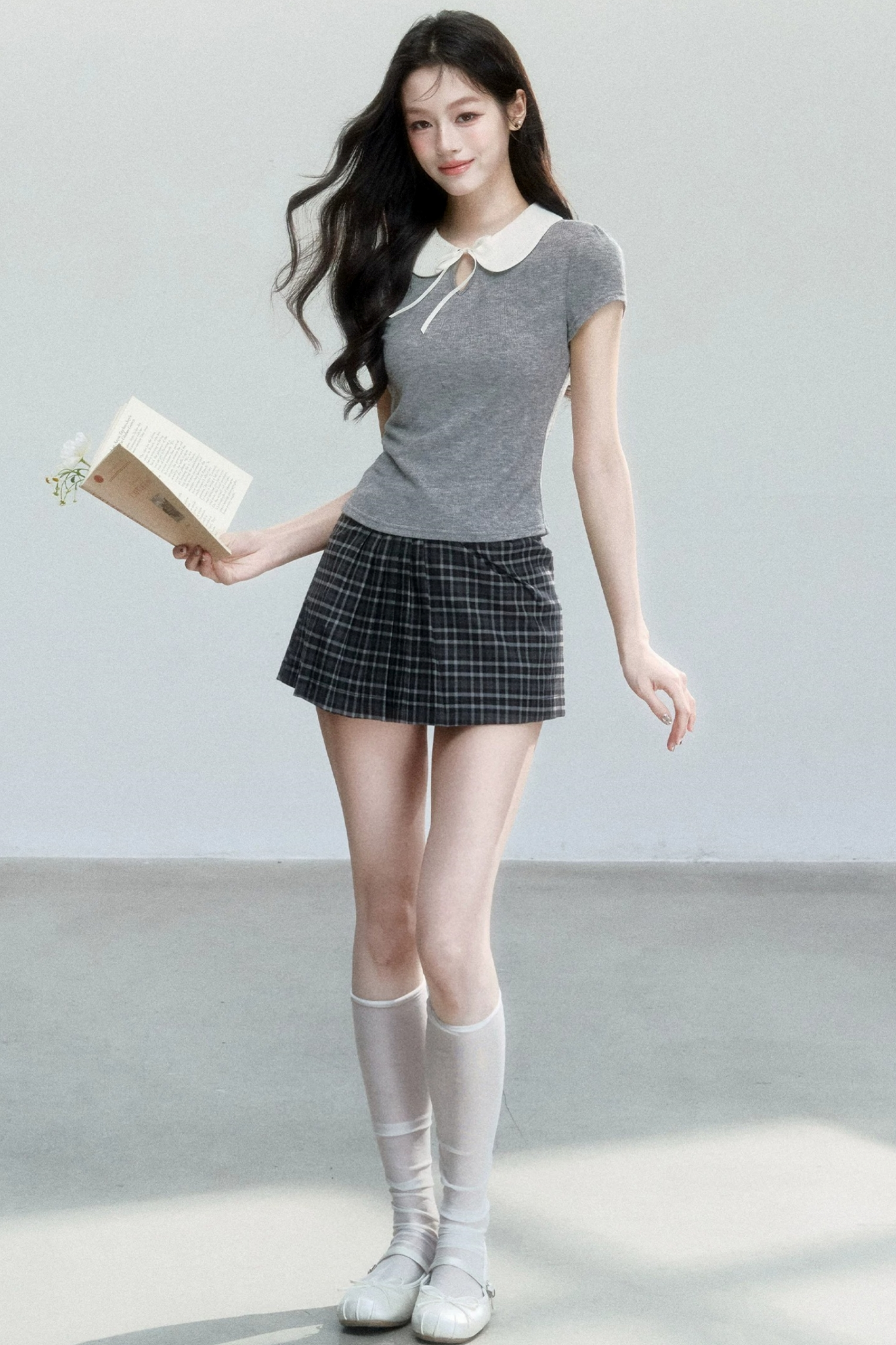 Poetry Doll Collar T-Shirt