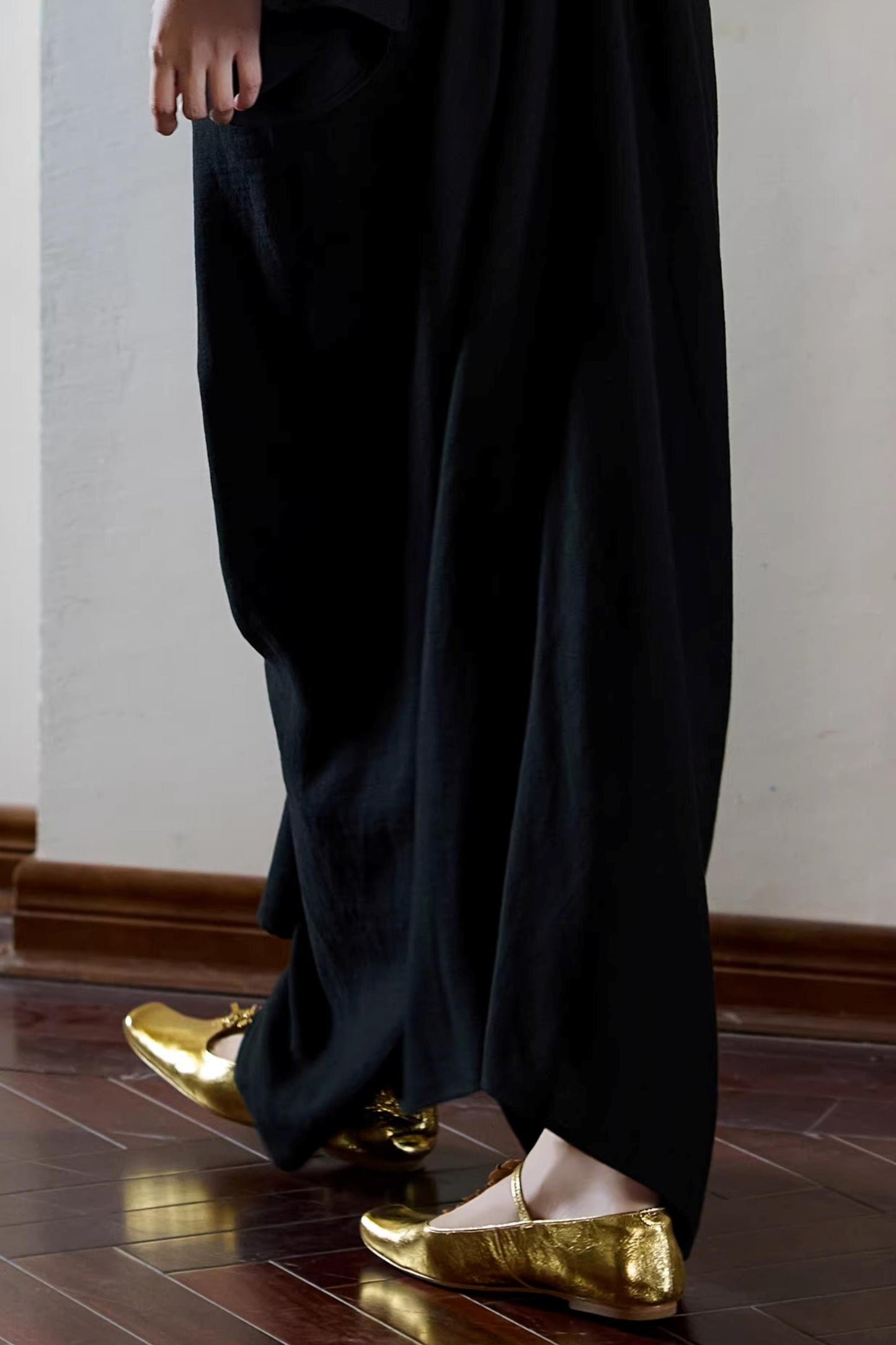 Black Ethereal Batwing Dress