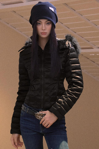Winter Fur Collar Down Jacket