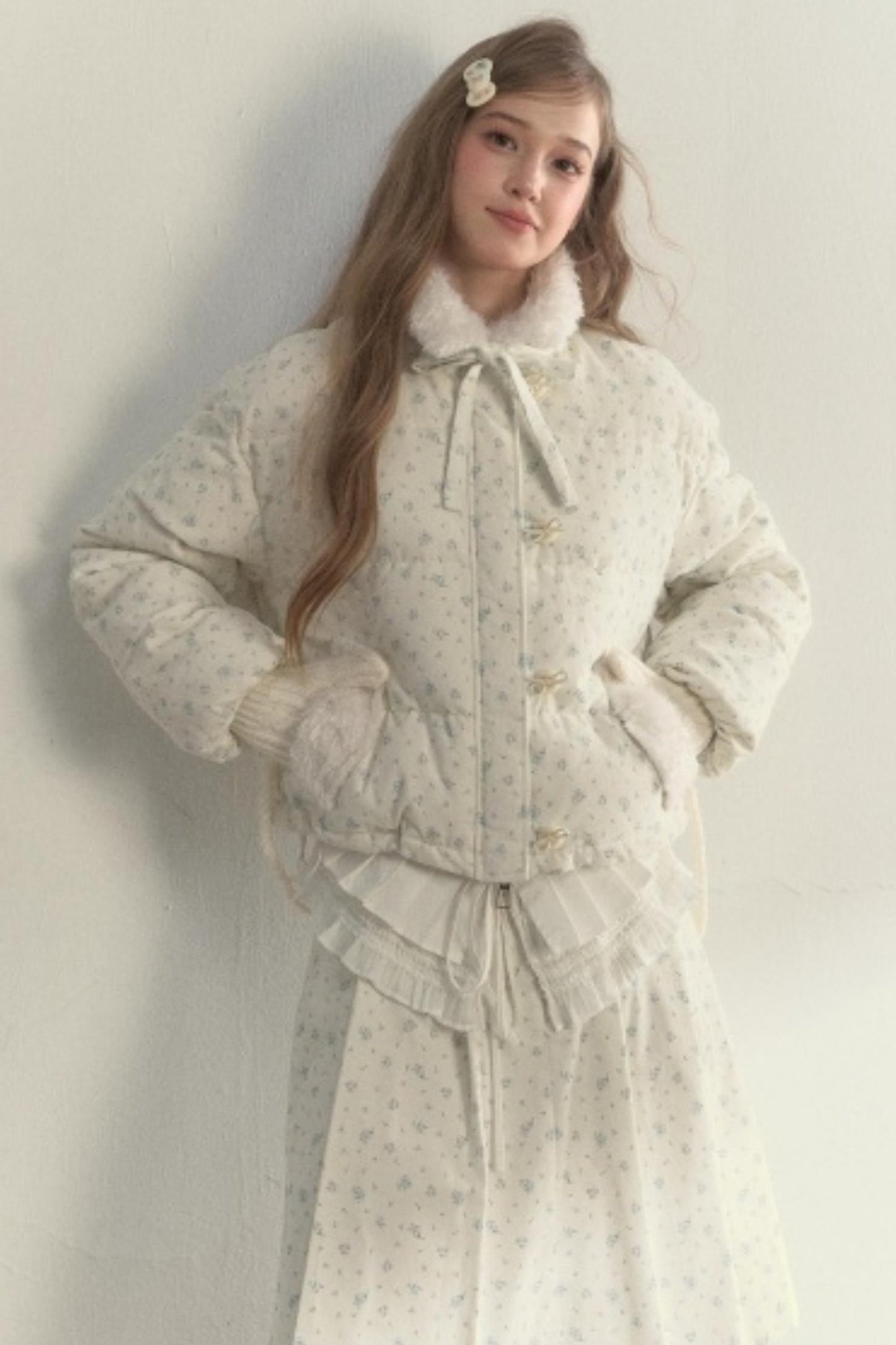 Whisper of Frostbite Corduroy Jacket Set-Up