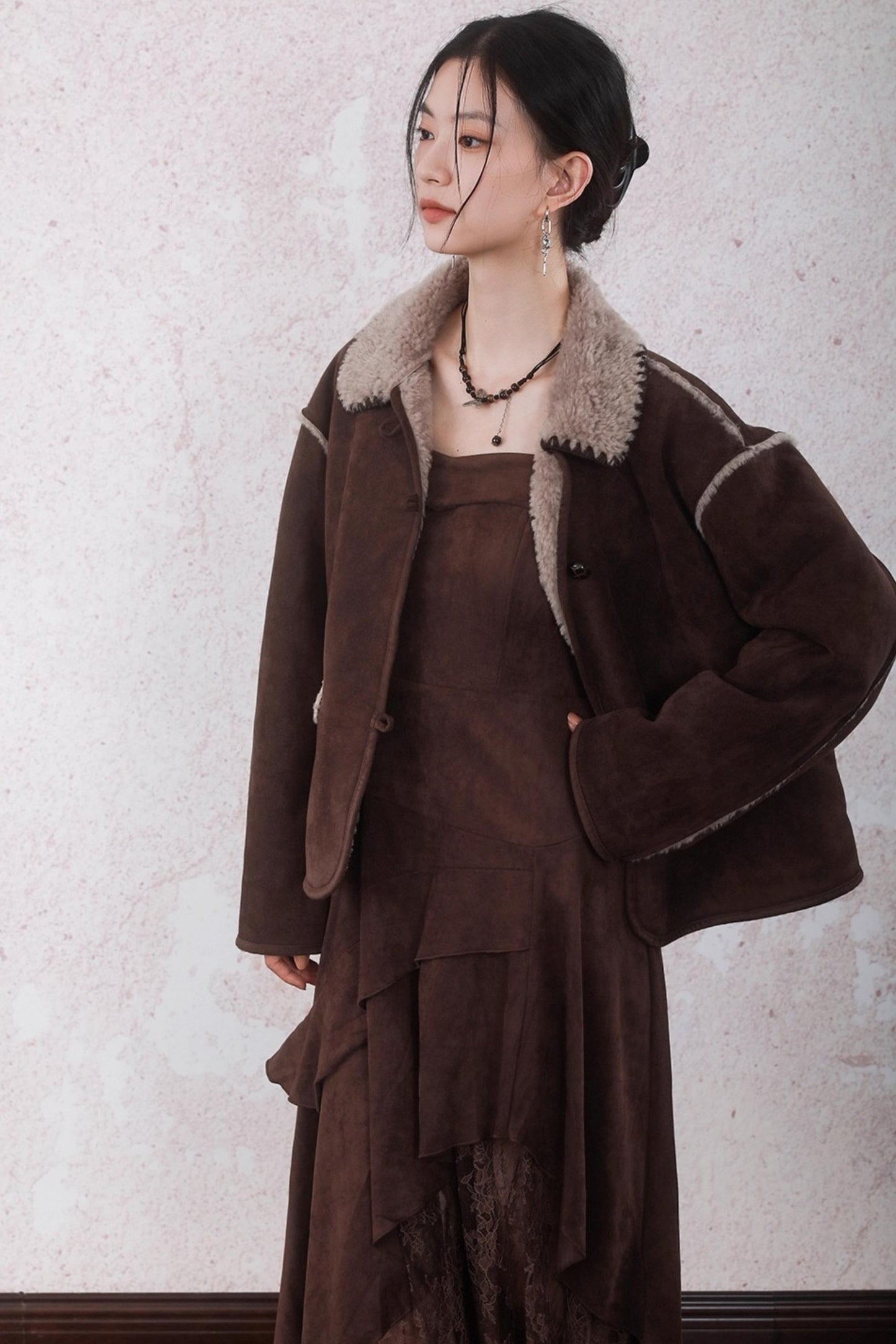 Layered Lace Paneled Sundress