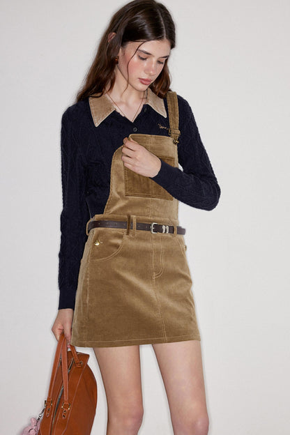 Letter Embroidered Knit Cardigan