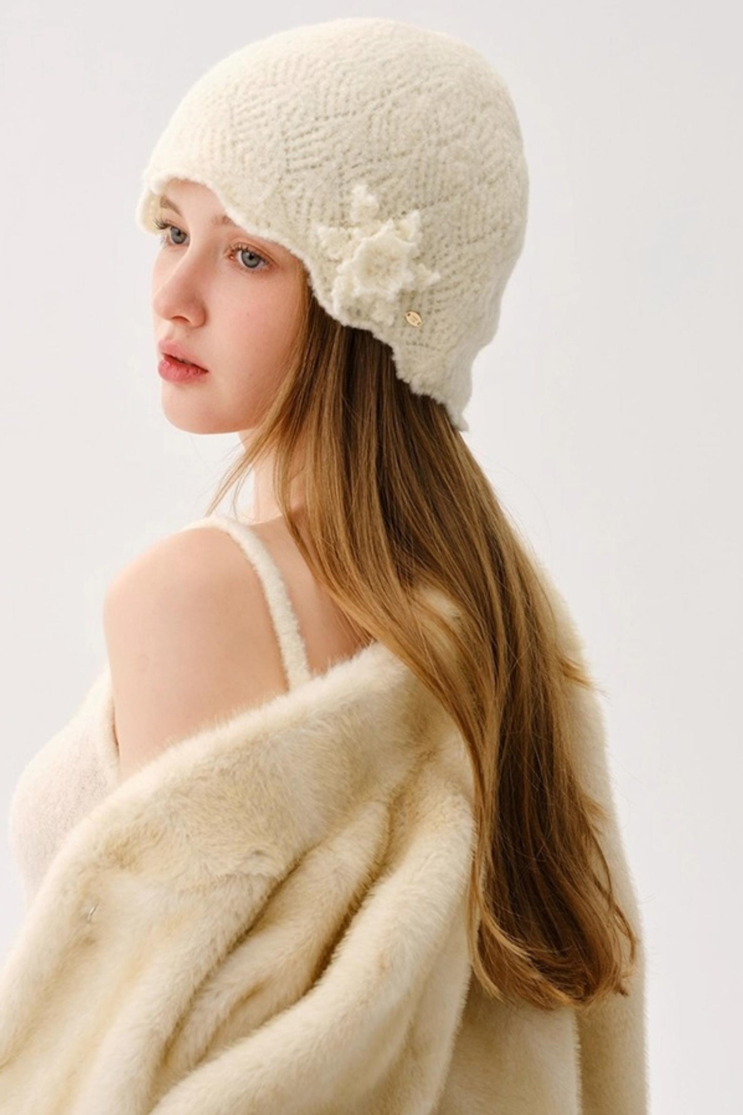 Romantic Snowflake Wool Hat