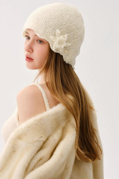 Romantic Snowflake Wool Hat