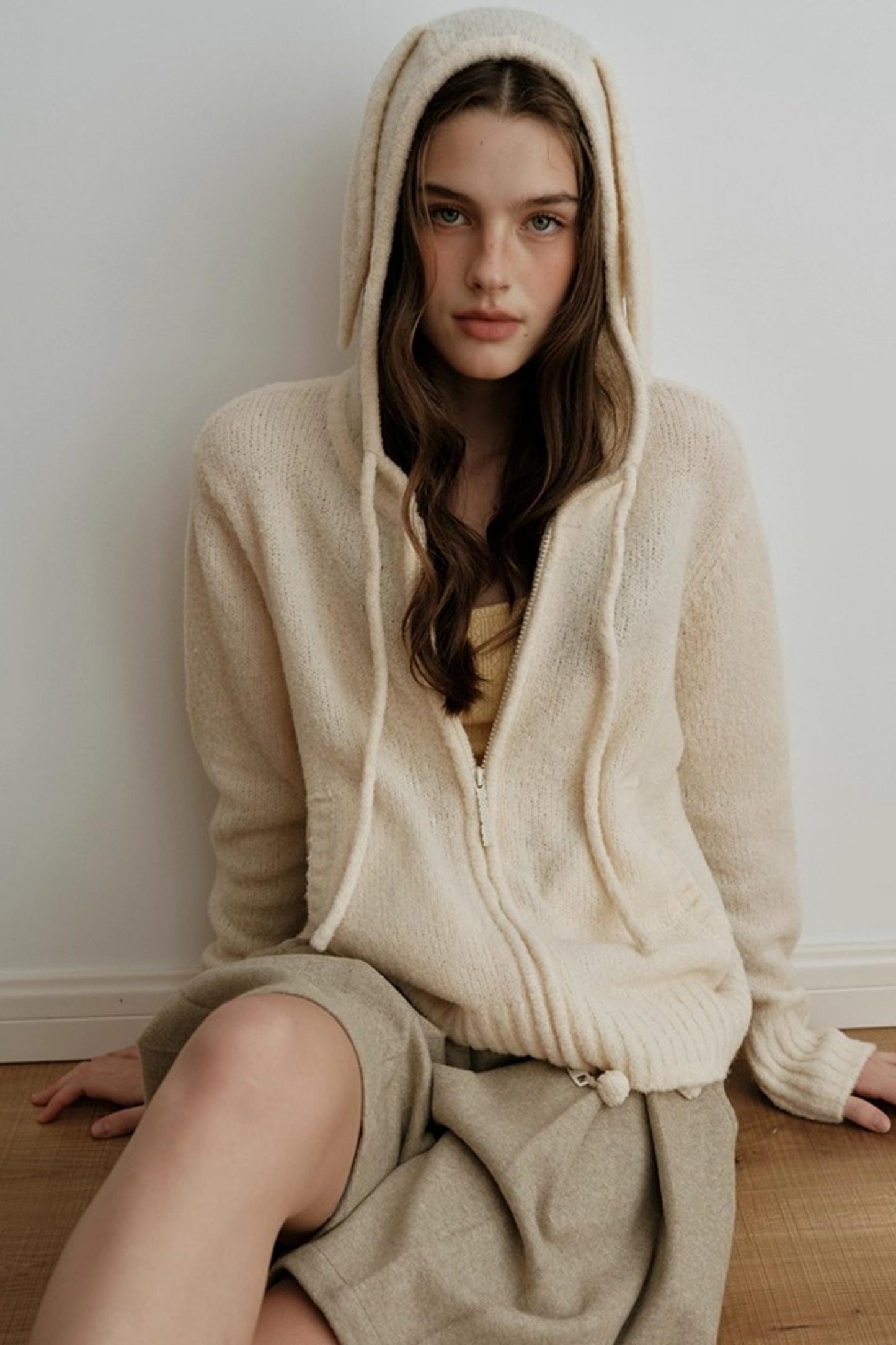 Yarn-Dyed Wool Bermuda Shorts