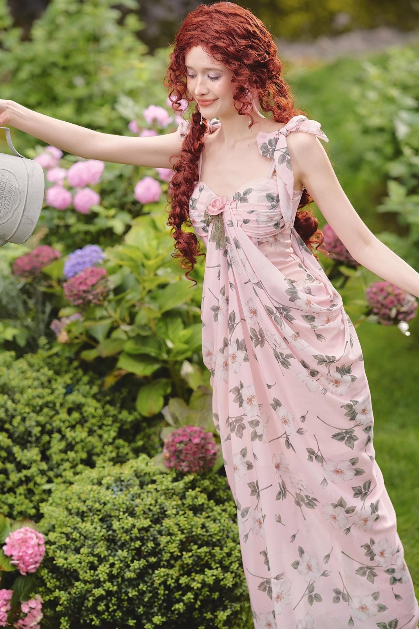 Gardenia Tea Floral Dress