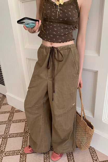 Short Floral Cardigan And Camisole