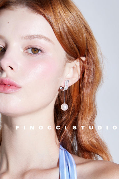 Goddess Luster Pendant Earrings