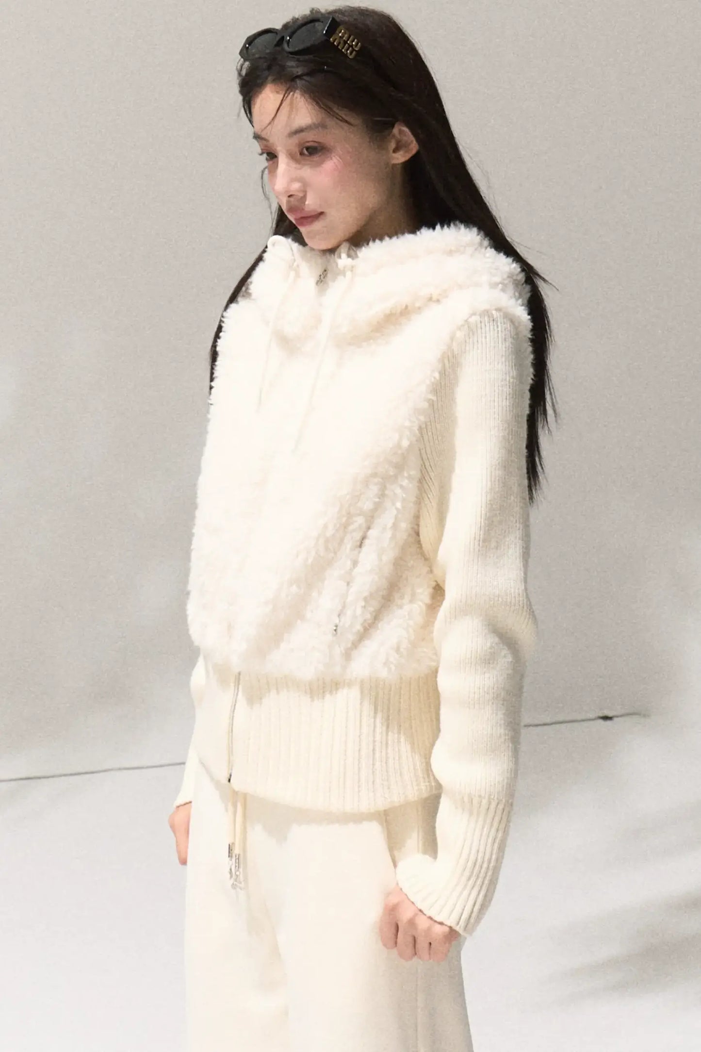 Soft Lambswool Knit Jacket Set-Up