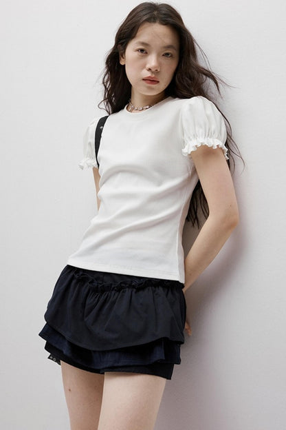 Cleanfit Puff Sleeve T-Shirt