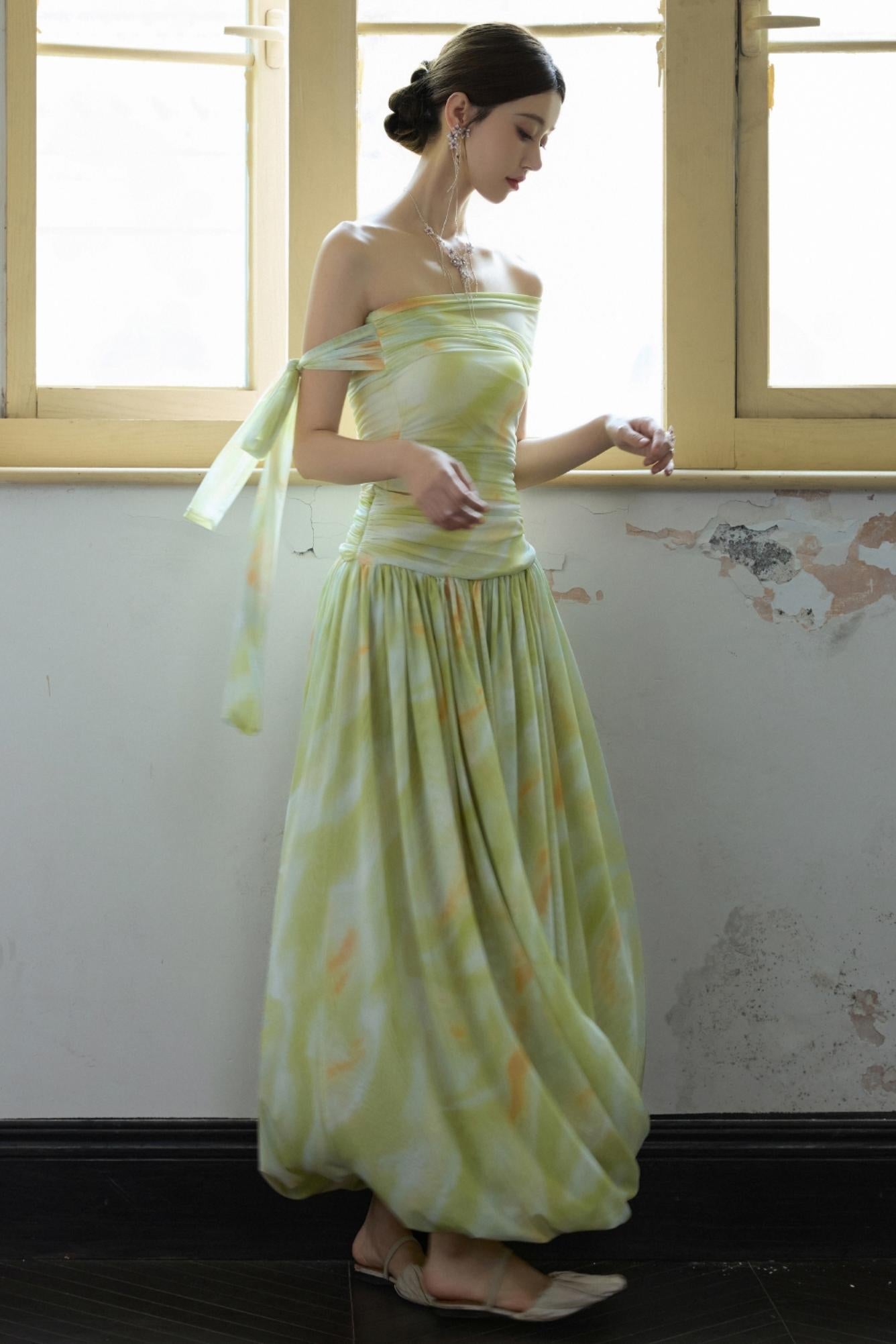 Halo Knitted Bustier Skirt