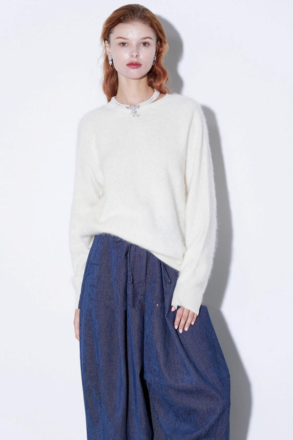 Brushed Cloud Crewneck Sweater