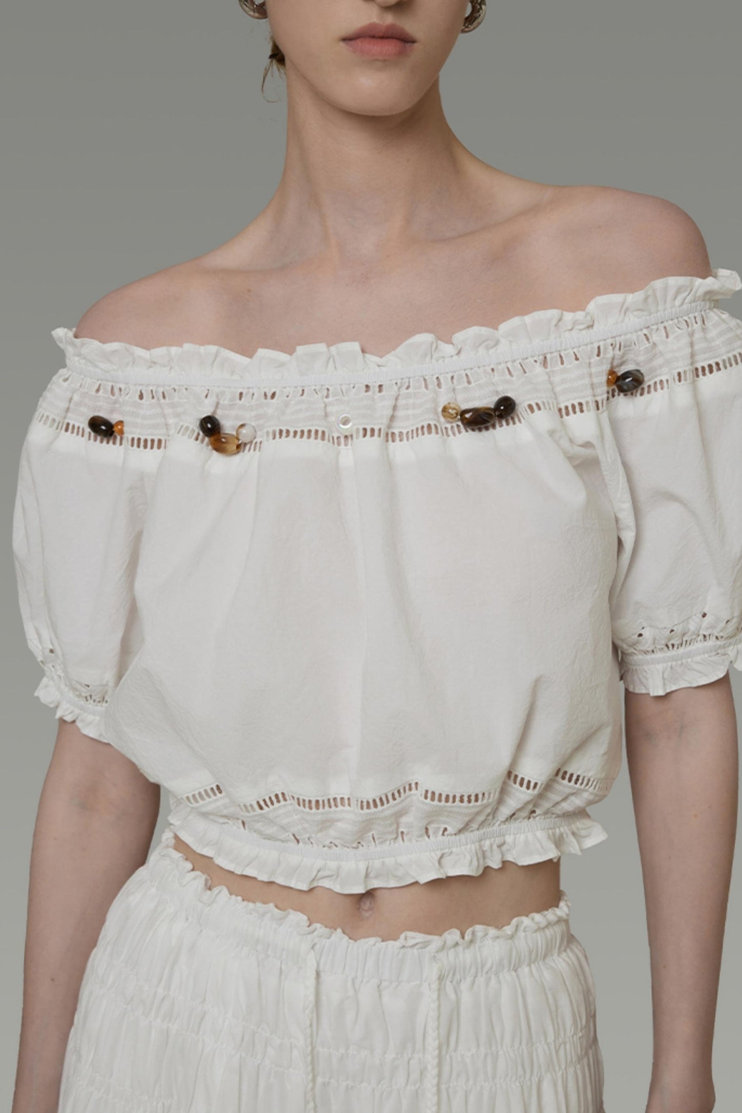 One-Shoulder Summer Skirt Top Set-Up