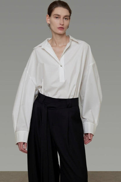 Autumn  High-End V-Neck Shirt