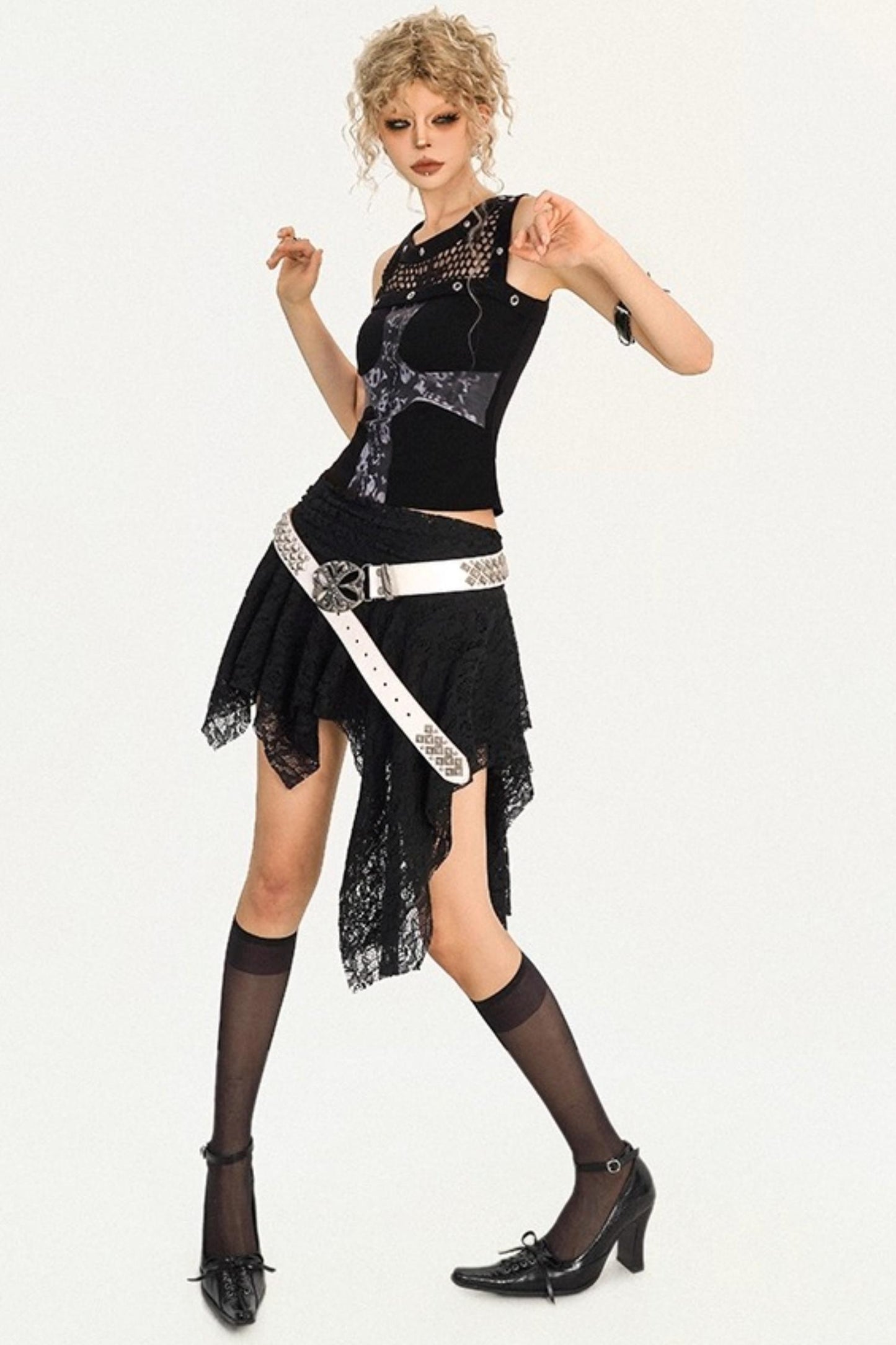 Cool Dark Cross Vest