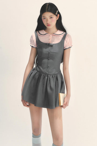 College Patchwork Dress