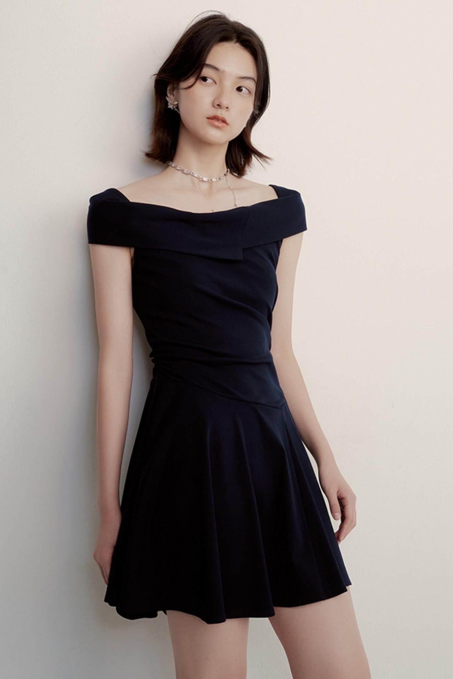 Midnight Patchwork Dress