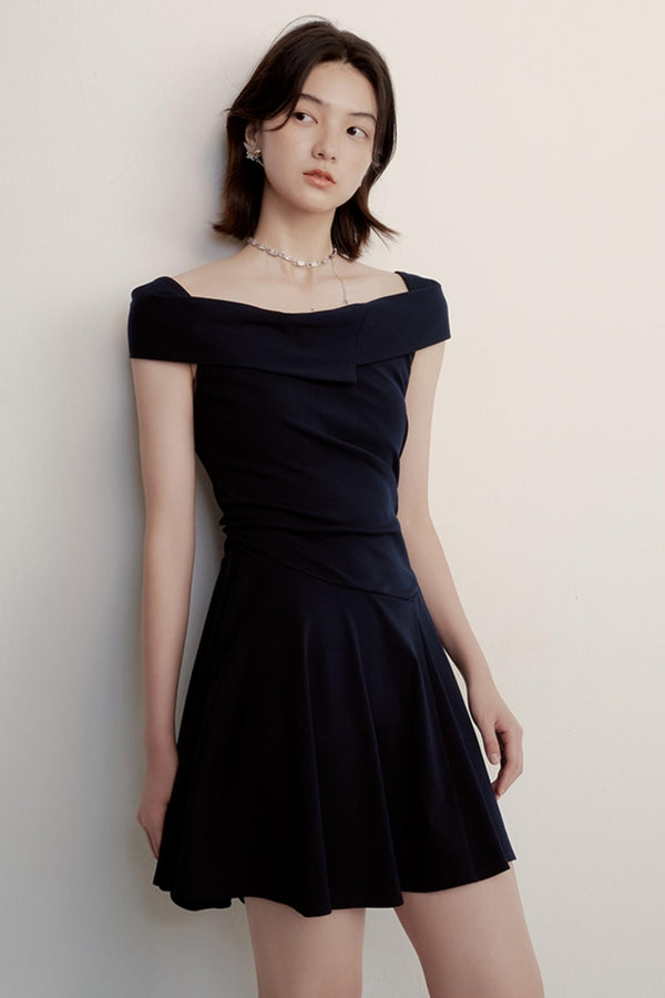 Midnight Patchwork Dress