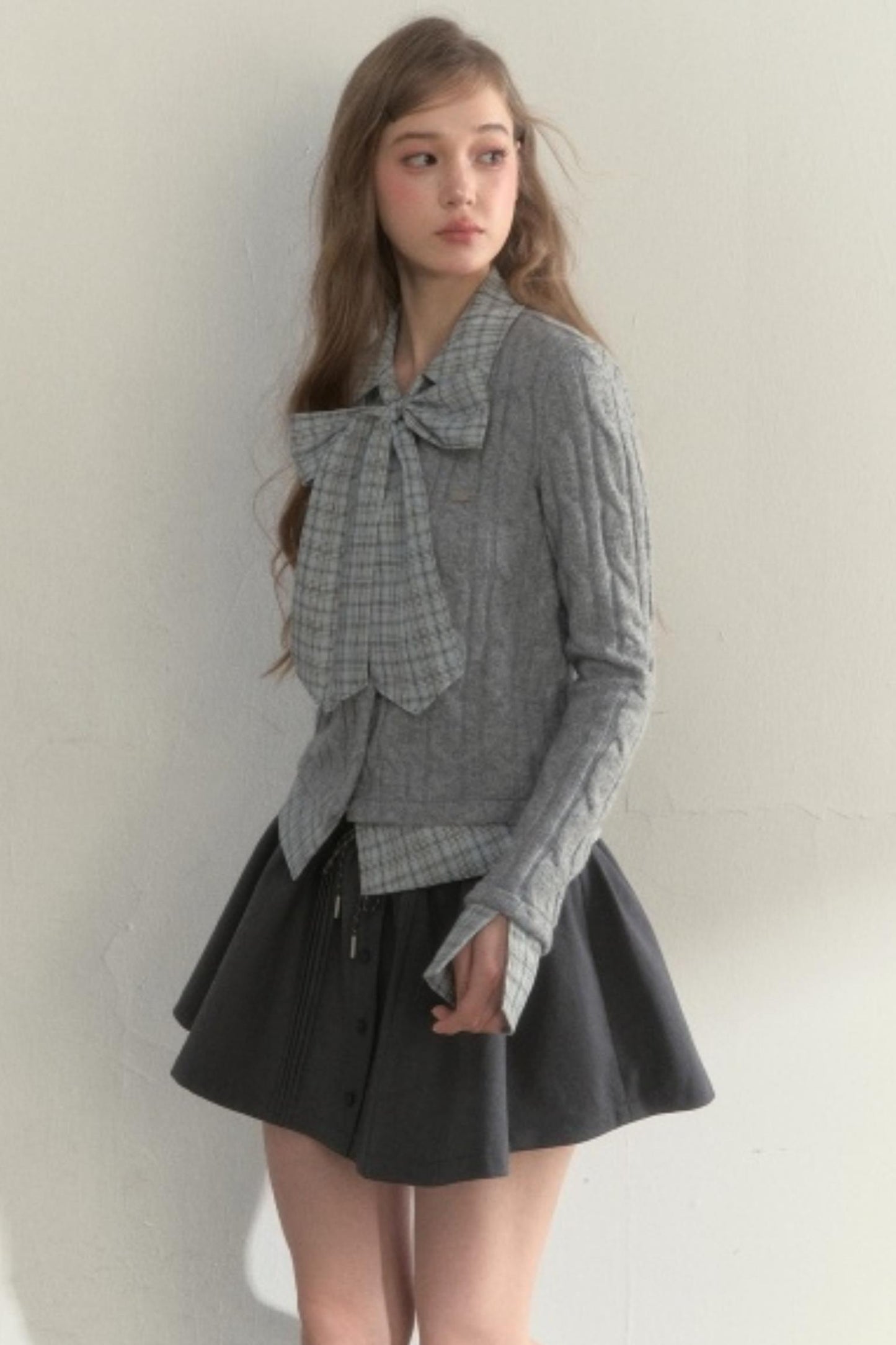 Retro Twist Knit Sweater