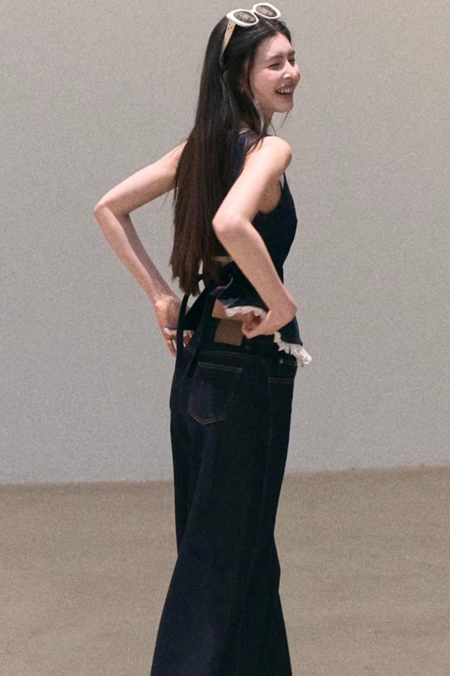 Sun-Kissed Floral Denim Set-Up