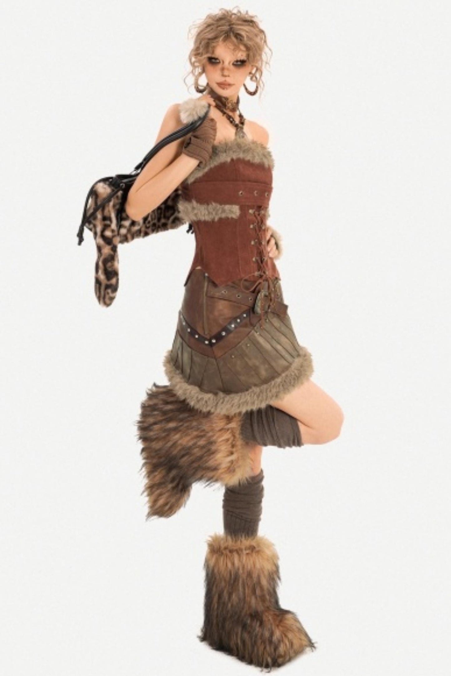 Lace-Up Off-Shoulder Top