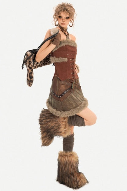 Lace-Up Off-Shoulder Top