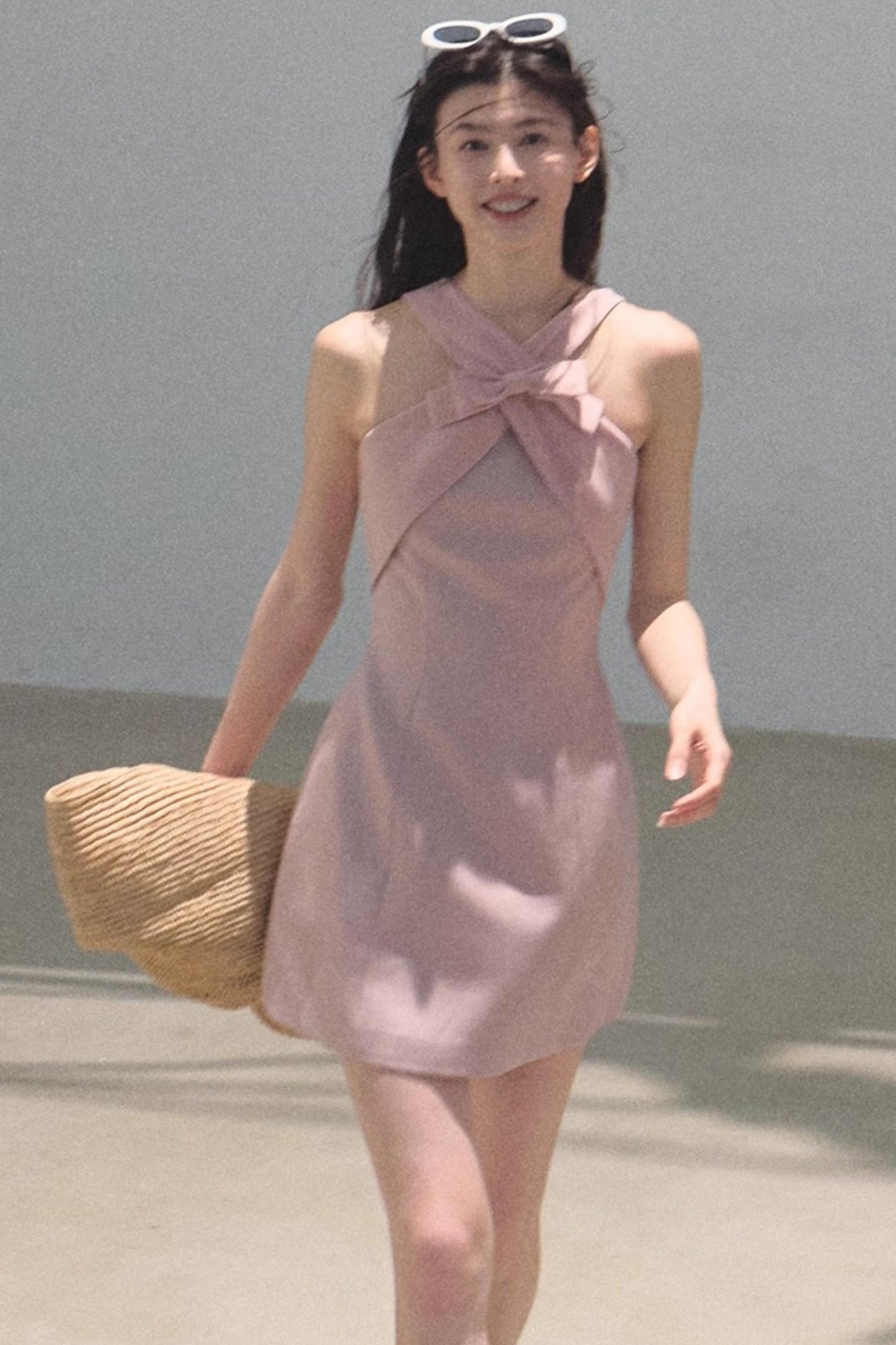 A-Line Cinched Waist Dress