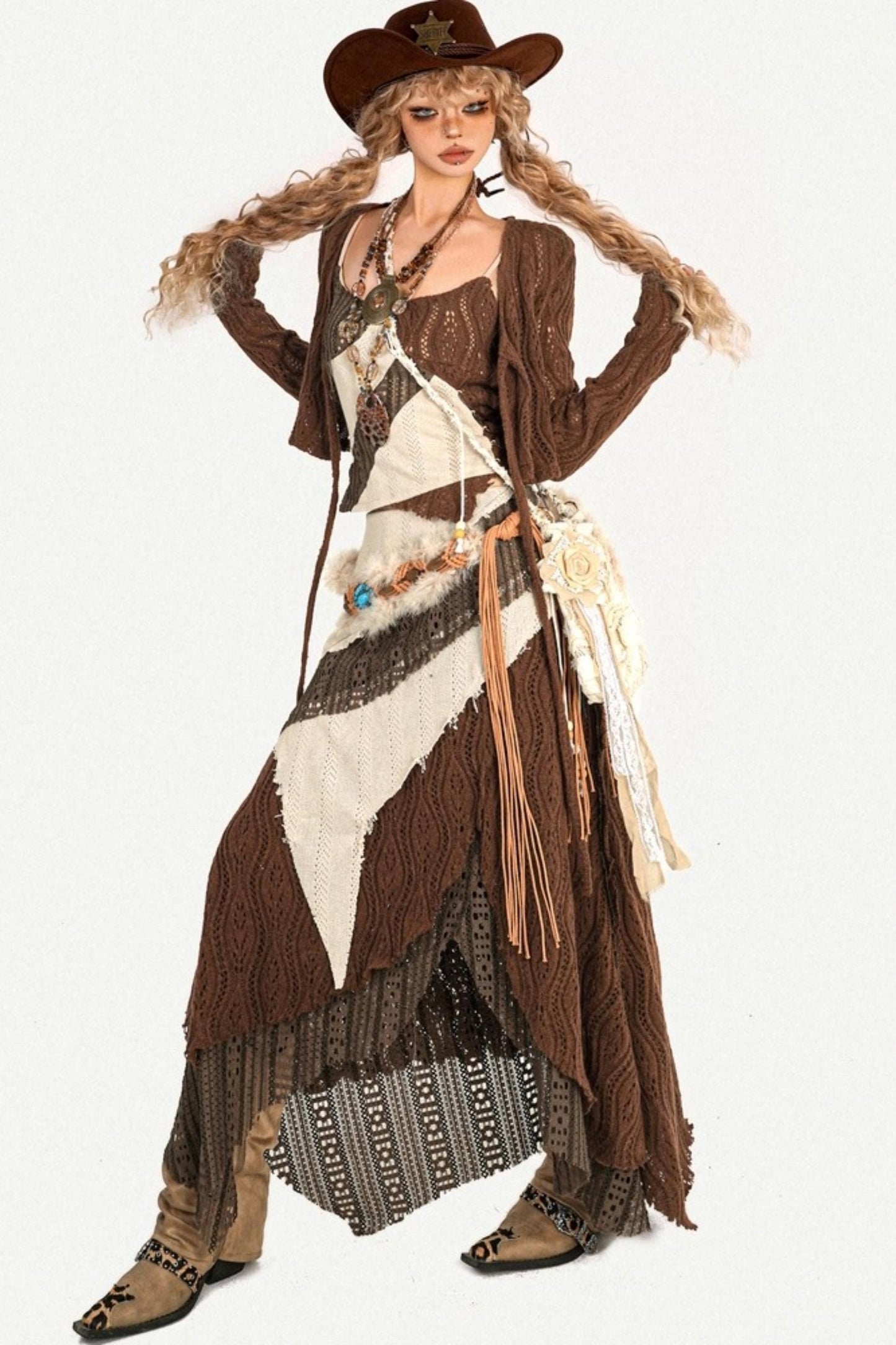 Milky Cool Art Skirt Set-Up