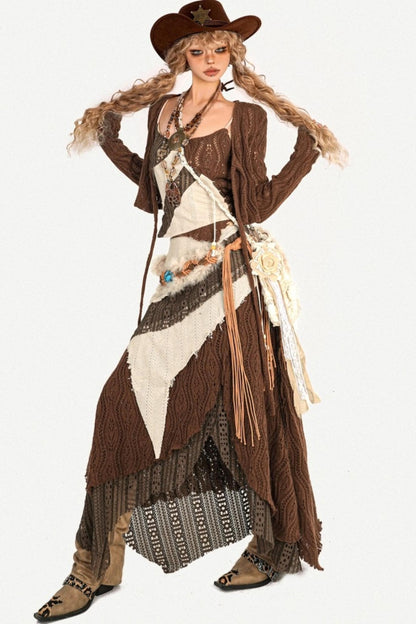 Milky Cool Art Skirt Set-Up