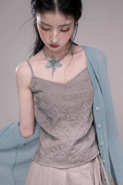 Wavy Diamond Cardigan