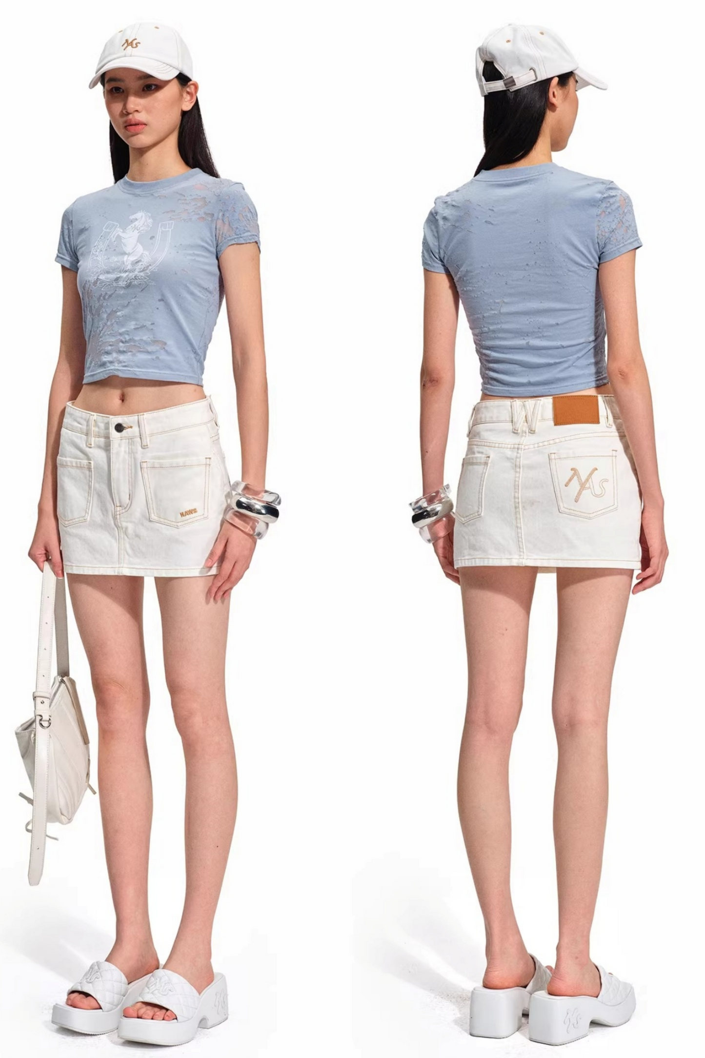 Equestrian Floral Pony Tee